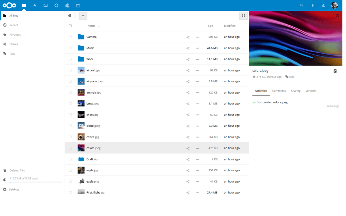 Nextcloud Fernzugriff desktop 2