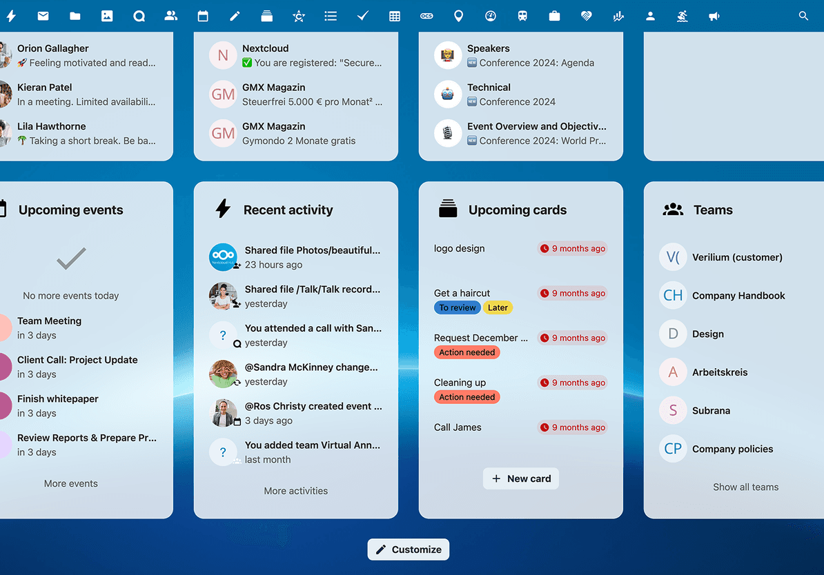 Nextcloud Fernzugriff tablet 1
