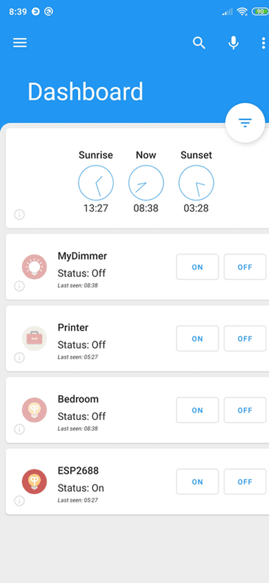 Zdalny dostęp do Domoticz mobile 1