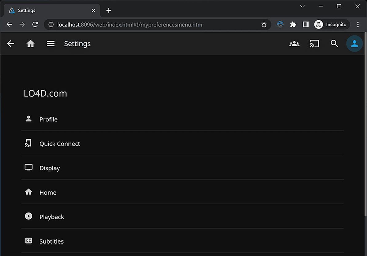 Zdalny dostęp do Jellyfin tablet 3