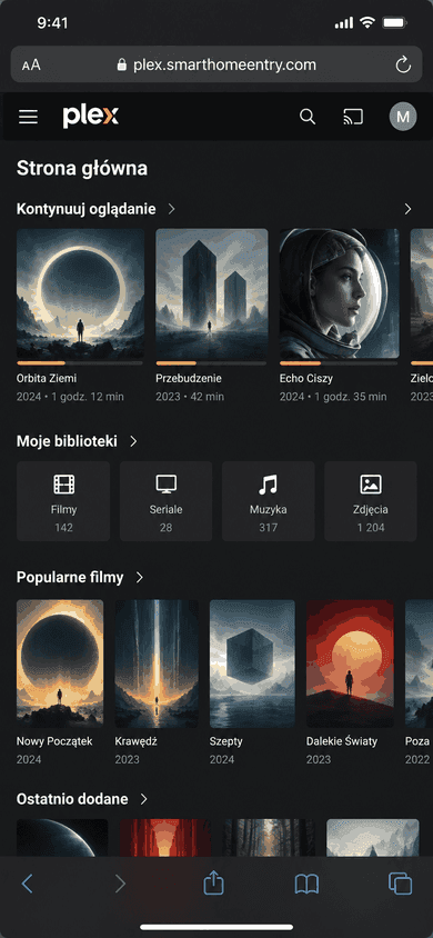 Plex Fernzugriff mobile 1
